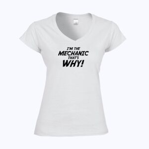 Softstyle™ women's v-neck t-shirt Thumbnail