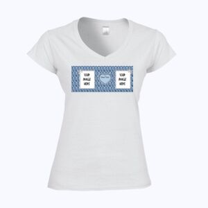Softstyle™ women's v-neck t-shirt Thumbnail