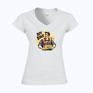 Softstyle™ women's v-neck t-shirt Thumbnail