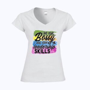 Softstyle™ women's v-neck t-shirt Thumbnail