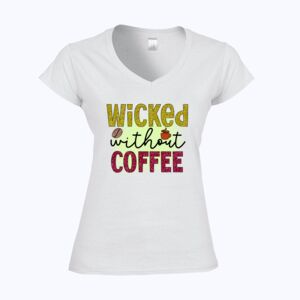 Softstyle™ women's v-neck t-shirt Thumbnail