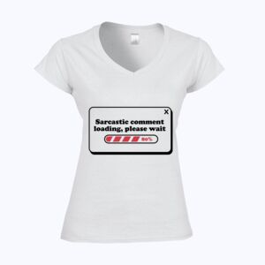 Softstyle™ women's v-neck t-shirt Thumbnail
