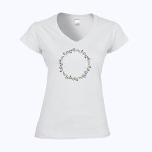 Softstyle™ women's v-neck t-shirt Thumbnail