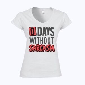 Softstyle™ women's v-neck t-shirt Thumbnail