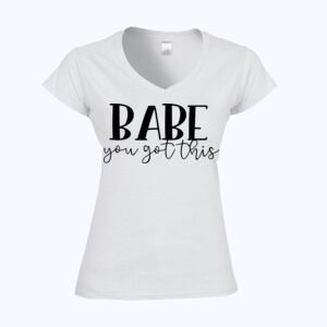 Softstyle™ women's v-neck t-shirt Thumbnail