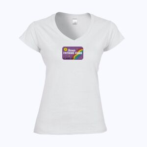Softstyle™ women's v-neck t-shirt Thumbnail