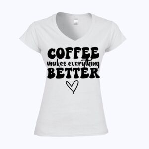 Softstyle™ women's v-neck t-shirt Thumbnail
