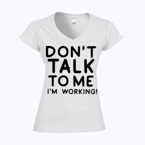 Softstyle™ women's v-neck t-shirt Thumbnail