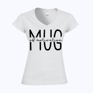 Softstyle™ women's v-neck t-shirt Thumbnail