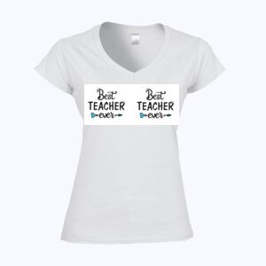 Softstyle™ women's v-neck t-shirt Thumbnail