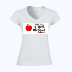 Softstyle™ women's v-neck t-shirt Thumbnail