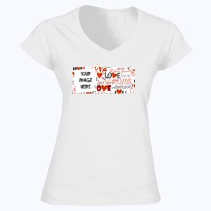 Softstyle™ women's v-neck t-shirt Thumbnail